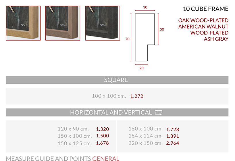 Medidas Marco Urban Cube 10 L